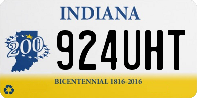 IN license plate 924UHT