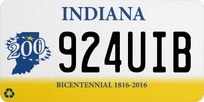 IN license plate 924UIB