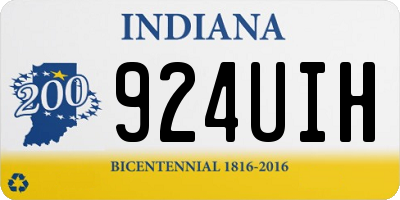 IN license plate 924UIH