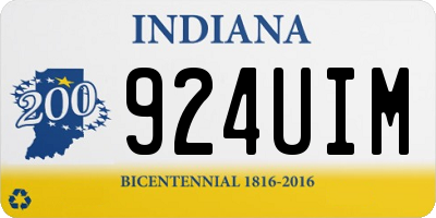 IN license plate 924UIM