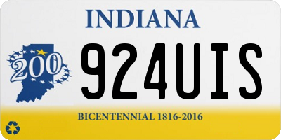 IN license plate 924UIS