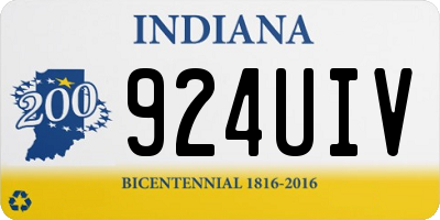 IN license plate 924UIV