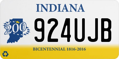 IN license plate 924UJB