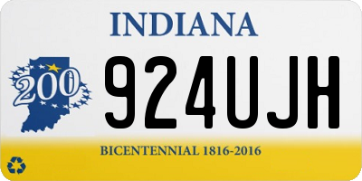 IN license plate 924UJH