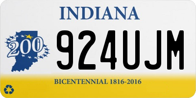 IN license plate 924UJM