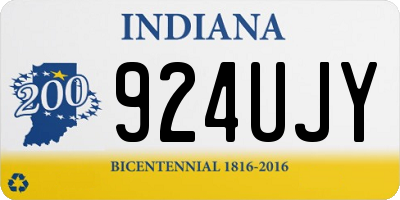 IN license plate 924UJY