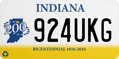 IN license plate 924UKG