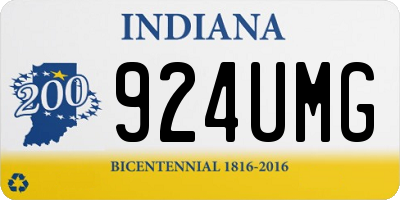 IN license plate 924UMG