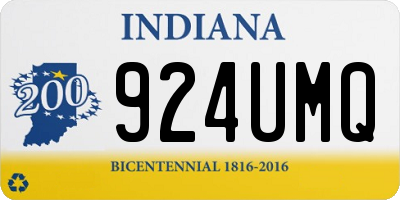 IN license plate 924UMQ