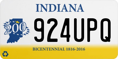 IN license plate 924UPQ