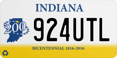 IN license plate 924UTL