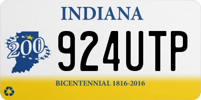 IN license plate 924UTP