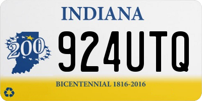 IN license plate 924UTQ