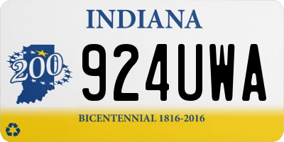 IN license plate 924UWA