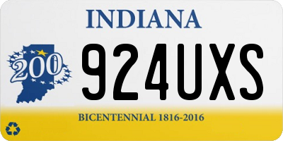 IN license plate 924UXS