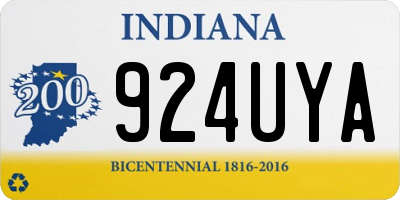 IN license plate 924UYA