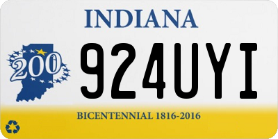 IN license plate 924UYI