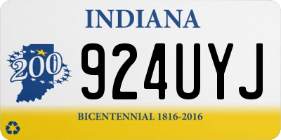 IN license plate 924UYJ