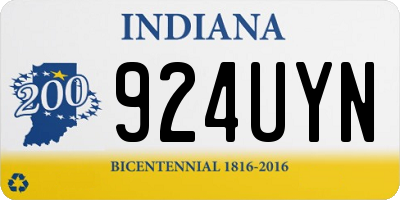 IN license plate 924UYN