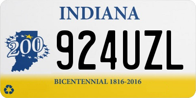IN license plate 924UZL