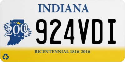 IN license plate 924VDI