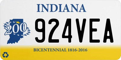 IN license plate 924VEA