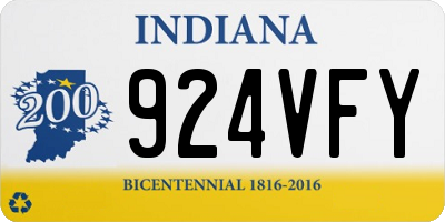IN license plate 924VFY