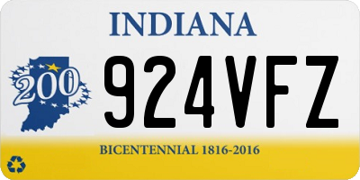 IN license plate 924VFZ
