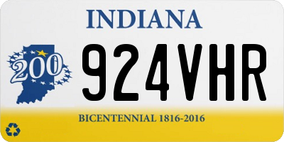 IN license plate 924VHR