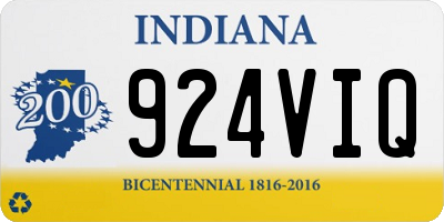IN license plate 924VIQ
