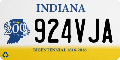IN license plate 924VJA