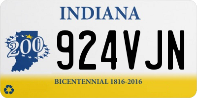 IN license plate 924VJN