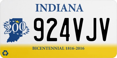 IN license plate 924VJV