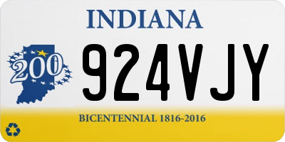 IN license plate 924VJY