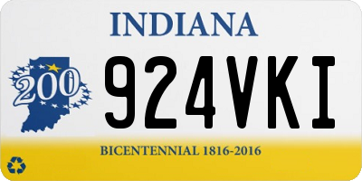 IN license plate 924VKI