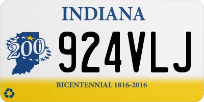 IN license plate 924VLJ