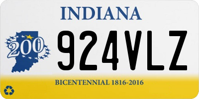 IN license plate 924VLZ