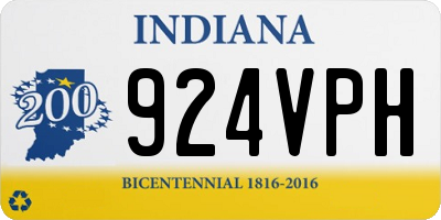 IN license plate 924VPH