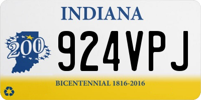 IN license plate 924VPJ