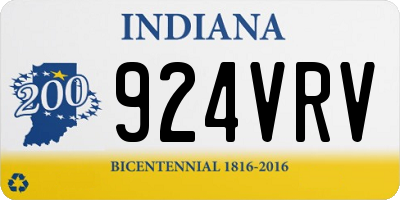 IN license plate 924VRV