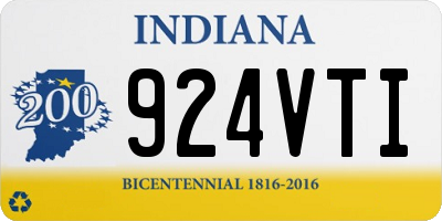 IN license plate 924VTI
