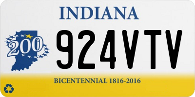 IN license plate 924VTV