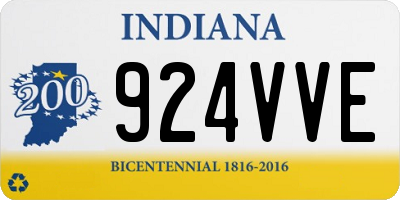 IN license plate 924VVE