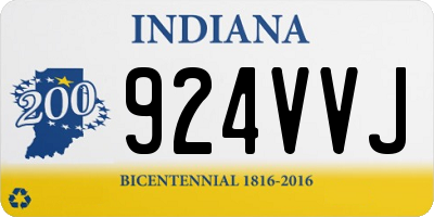 IN license plate 924VVJ