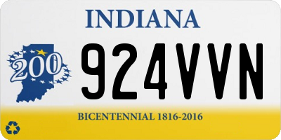 IN license plate 924VVN
