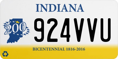 IN license plate 924VVU