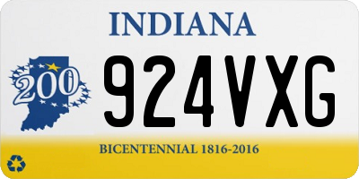 IN license plate 924VXG