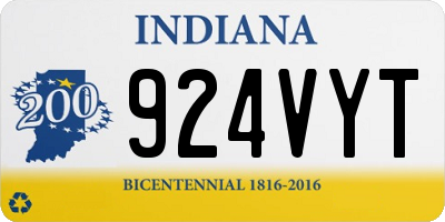 IN license plate 924VYT