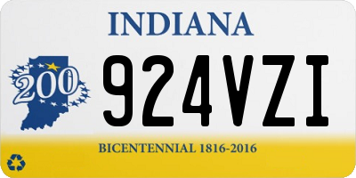 IN license plate 924VZI