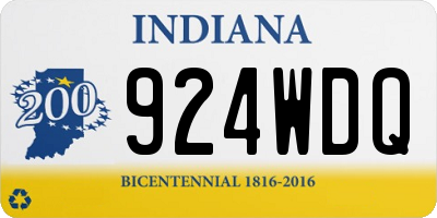 IN license plate 924WDQ